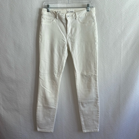 DL1961 Margaux Women’s White Ankle Skinny Jeans Size: 27 - Picture 1 of 4